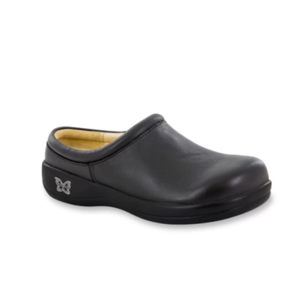 Alegria by PG Lite Kayla Class Act Black Leather Clog size 42 US fit 11.5-12